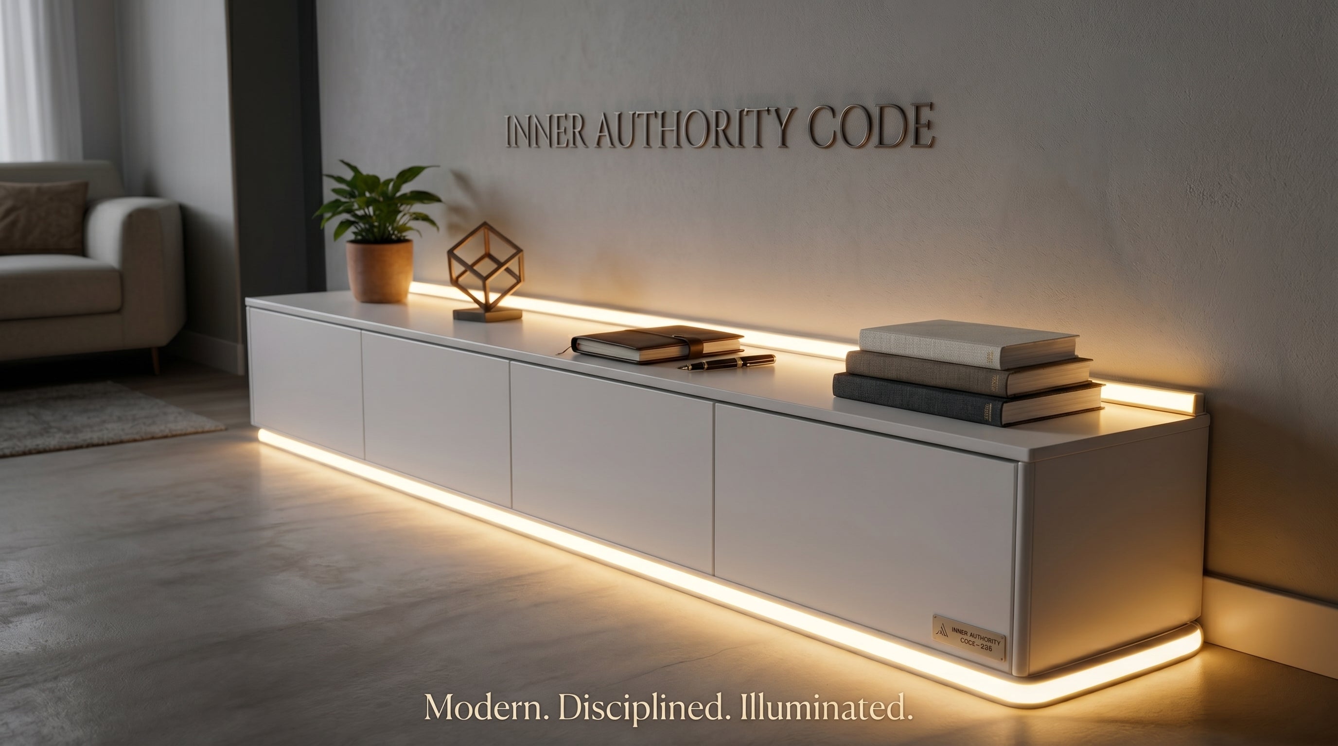 "Inner Authority Glow" 1m-30m Waterproof COB LED Strip Light – Flexible Silicone Ambient Neon Lighting for Luxury Room, Desk Setup, Gaming, and Modern Home Atmosphere.