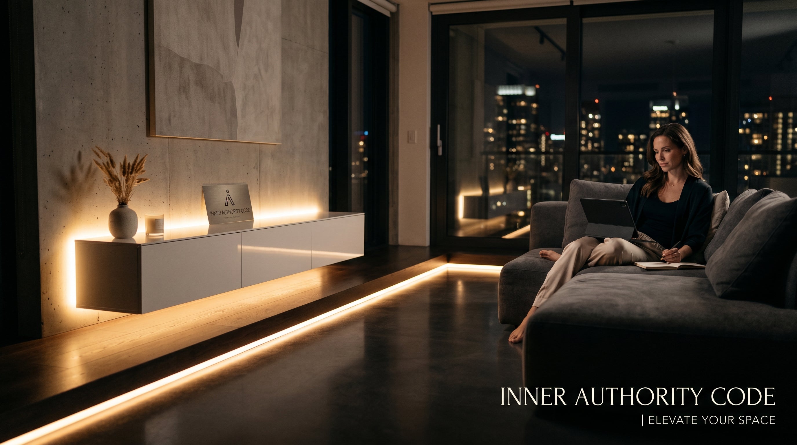 "Inner Authority Glow" 1m-30m Waterproof COB LED Strip Light – Flexible Silicone Ambient Neon Lighting for Luxury Room, Desk Setup, Gaming, and Modern Home Atmosphere.